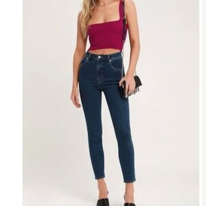 Rollas jeans high waisted